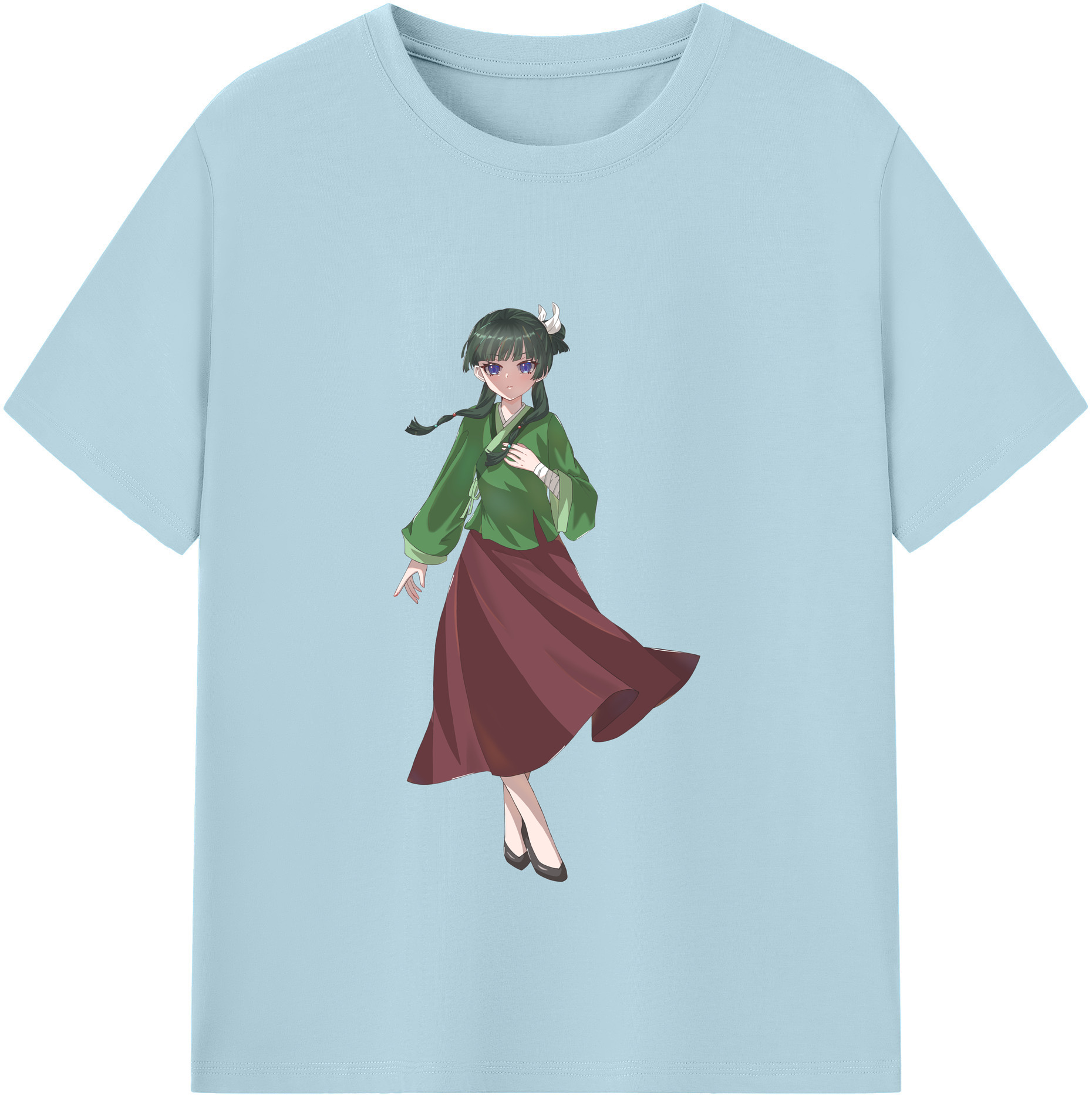 （画像用） 薬屋のひとりごと The Apothecary Diaries 綿100％半袖Tシャツ（フロントプリント）